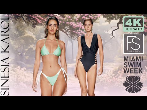 SINESIA KAROL BIKINI FASHION SHOW 4K Priscilla Ricart MIAMI SWIM WEEK Brazilian Models  بكيني
