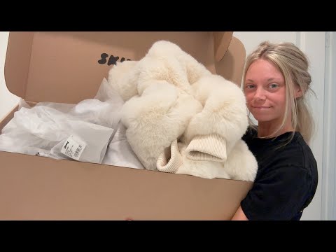 SKIMS FAUX FUR HAUL AND TRY ON
