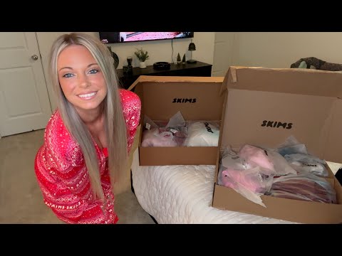 SKIMS HOLIDAY SHOP HAUL AND TRY ON 🐻‍❄️🎄☃️
