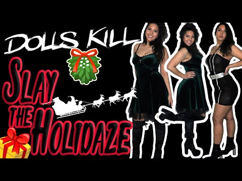 Slay the HOLIDAZE Dolls Kill Try on Haul and Review | BEST Holiday Party Outfits