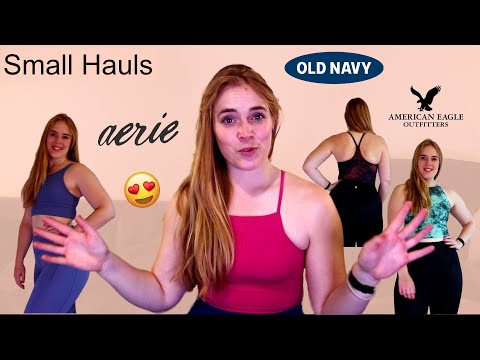 Small Hauls | Reviewing Aerie/American Eagle and Old Navy Activewear