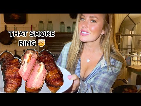 SMOKED BACON WRAPPED STEAKS STUFFED w/ CREAM CHEESE + HABANEROS – Pellet Smoker Recipe