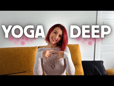 Soft Morning Yoga with Mia 💗 Gentle Flow on the Couch