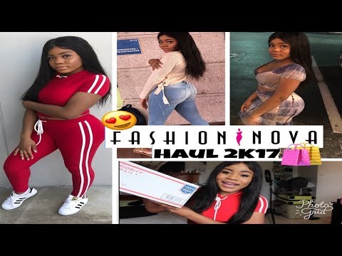 SPENT $350 FASHIONOVA HAUL TRY ON 2K17  + REVIEWS