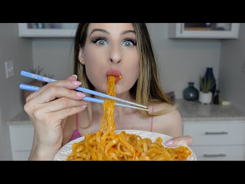 Spicy Noodle Mukbang 🍜 Natalie Nightwolf Eats