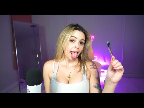 Spit Painting YOUR NAME ASMR | Relaxing