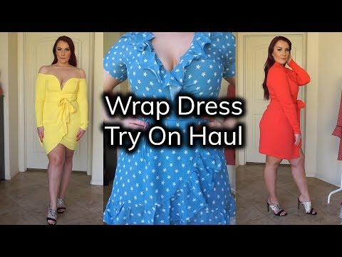 Spring 2019 Wrap Dress Try-On Haul | Ruby Red