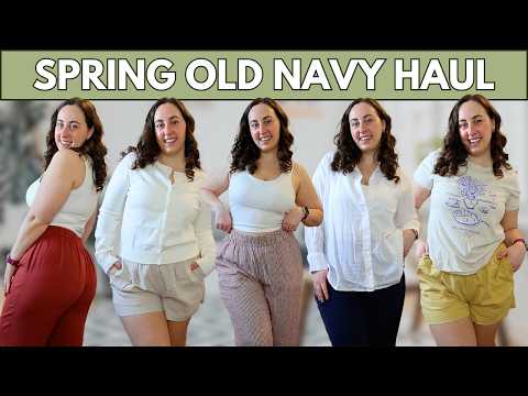 Spring 2025 Old Navy Haul | New Linen Pieces, Shorts, and More!