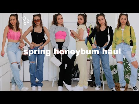 spring try-on clothing haul ft. honeybum!