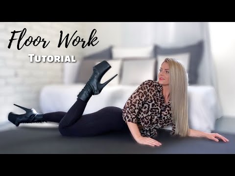 Step by Step Floor Work Tutorial – Basic Leg Twirl Move for Beginners and Pole Dancers