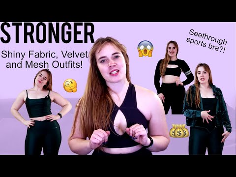 Stronger Try On Haul | Everything Shiny, Mesh & Velvet | Overpriced & Seethrough?!