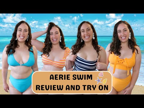 Summer 2022 Aerie Swim Review and Try On | Bikinis and One Pieces