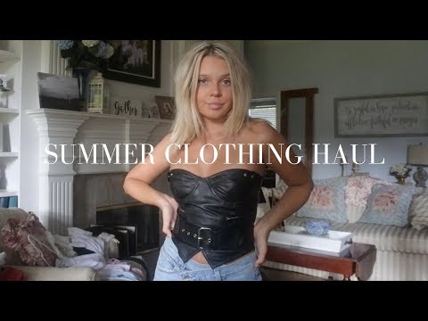 SUMMER CLOTHING HAUL 2019 | Kaylee Baker