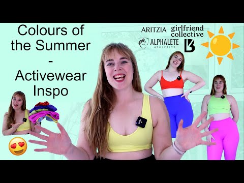 Summer Gym Activewear Outfit Inspiration | Colours Of The Summer Ft. Buffbunny, Alphalete & More!