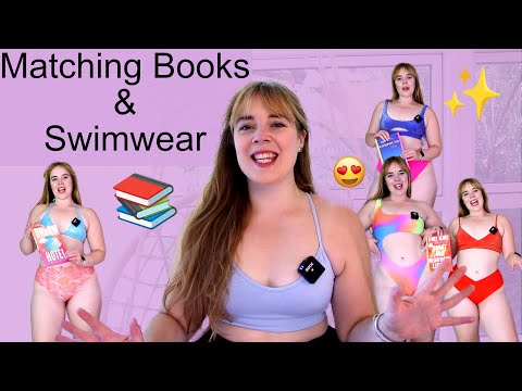 Swimwear & Books | Matching My Swimwear To Book Covers! | Ft. Aerie, Moana, Buffbunny & More!