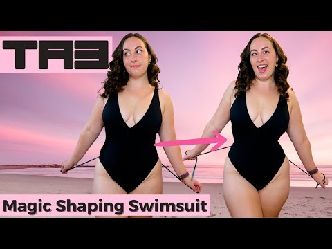 TA3 Shaping Swimsuit Review and Try On | Trying the Viral Magic Shapewear Suit
