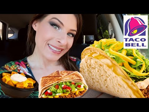 Taco Bell Mukbang BIG BITES 🌮 OMAD Car Mukbang