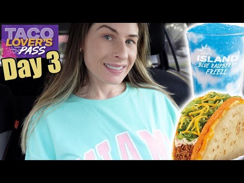 Taco Bell Mukbang: Taco Lover's Pass Day 3 of 30 🌮 (creepy guy parks next to me)