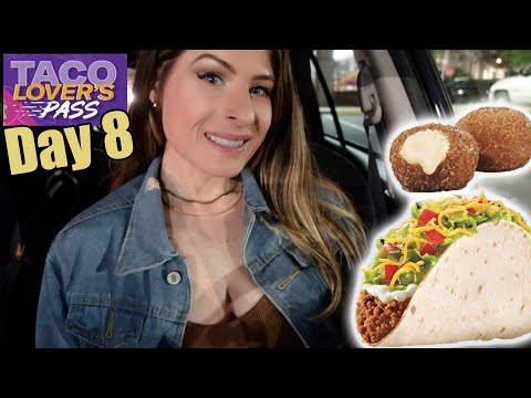 Taco Bell Mukbang: Taco Lover's Pass Day 8 of 30 (Night Edition) 🌮
