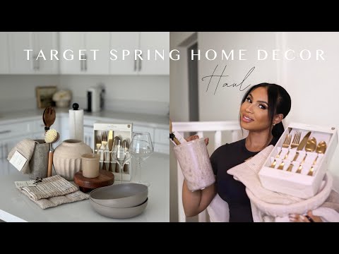 TARGET SPRING HOME DECOR HAUL 2024 | Kitchen & Bathroom Ed. (Hearth & Hand, Threshold) #Target