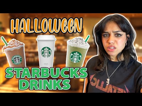 Taste Testing Spooky STARBUCKS Drinks