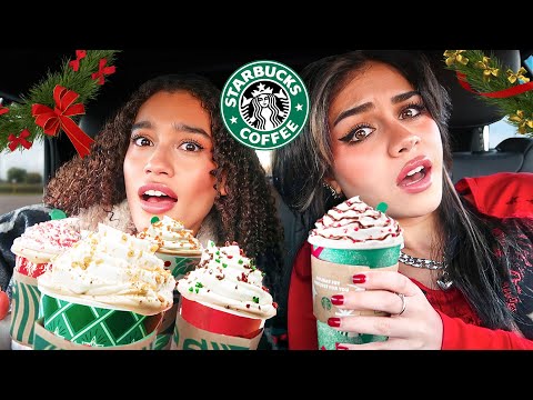 TASTE TESTING STARBUCKS HOLIDAY DRINKS