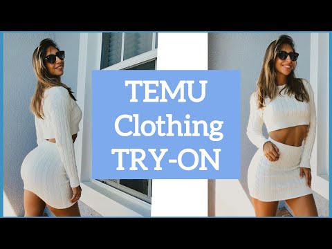 Temu Clothing Basics Try-On Haul and Review 2023