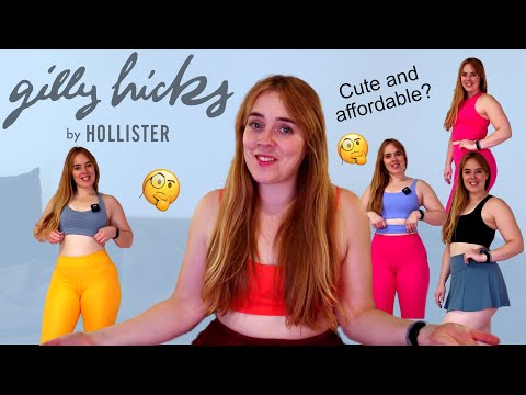 Testing Gilly Hicks Hollister's Activewear Brand | Try On And Review | Worth It?!