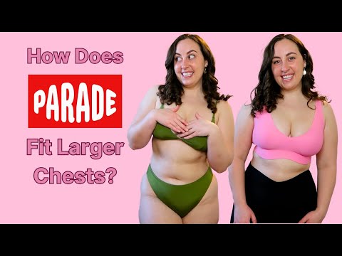 Testing Parade Swimwear and Bralettes on a Larger Chest