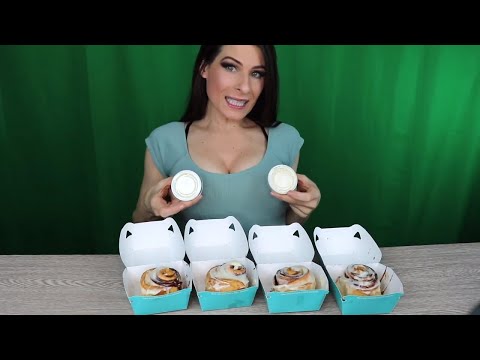 thank god for cinnabon | mukbang