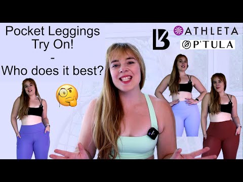 The Best Pocket Leggings | Testing P'tula, Athleta & Buffbunny Collection Leggings!