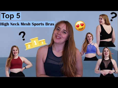 The Cutest and MOST Functional Sports Bras | My Top 5 High Neck Mesh Sports Bras | You Need Them!