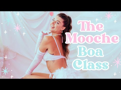 "The Mooche" – Ronnie Magri // BURLESQUE CLASS // Feather Boa Tutorial // Layla Lavender