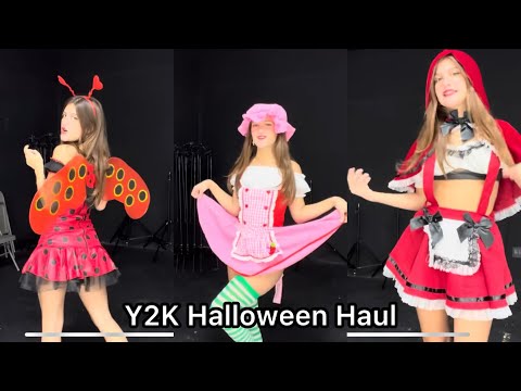 THE MOST ANTICIPATED Y2K 2000’s HALLOWEEN TRY ON HAUL OF THE ￼CENTURY “too hot to handle”