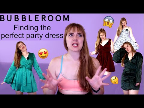 The Perfect Party Dress?! | Trying On Dresses From Bubbleroom