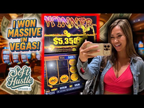 THE SOFT HUSTLE EP. 6 | FULL DAY OF CONTENT + SUITE IN VEGAS + 1ST LUCKY WIN ON THE SLOT MACHINES!