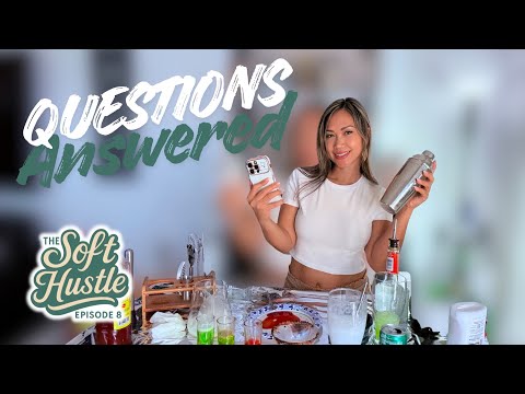THE SOFT HUSTLE EP. 8 | MAKING SPOOKY COCKTAILS FOR HALLOWEEN & ANSWERING YOUR QUESTIONS!