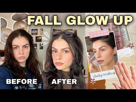 The ULTIMATE fall glow up🍂🎃| haircare, nails & makeup