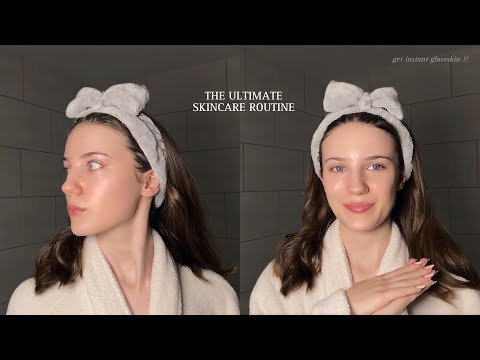 THE ULTIMATE SKINCARE ROUTINE | flawless makeup base, glass skin & more