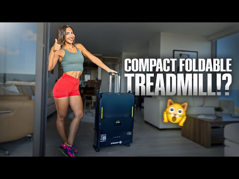This Foldable Luggage-Style Treadmill Is GENIUS! Full Review