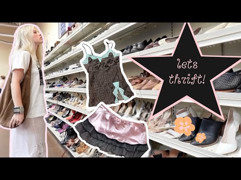 thrift with me !! (90s & y2k thrift haul)