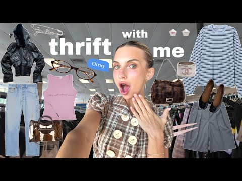 THRIFT WITH ME 🧸ྀི (pinterest inspired FALL/WINTER, vintage 00s, chic, old money, + more)