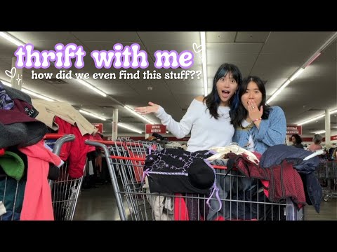 THRIFT WITH ME & MY BESTIE!! Vintage corsets, lingerie, and more!