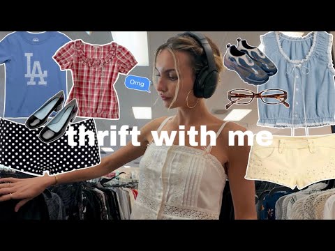 *THRIFT WITH ME* pinterest inspired SPRING wardrobe⋆˚✿˖°( chic, 90s, 00s, + more)