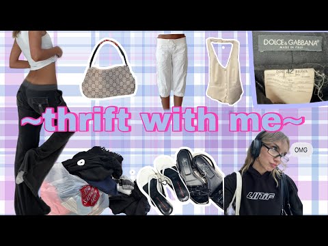 thrift with me: THRIFTING MY SUMMER WARDROBE (try on haul, vlog, thrifting tips)