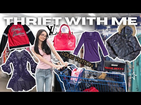 THRIFT WITH ME: Y2K Designer Finds!!! I'm shocked!! 😱