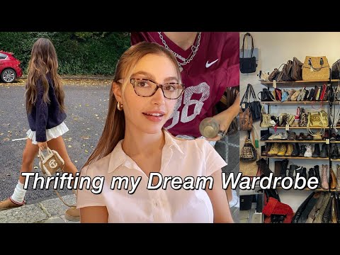 thrifting my dream wardrobe… shopping vlog + haul