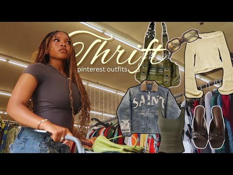 thrifting my *DREAM* WARDROBE (try on haul￼)