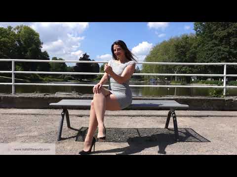 TIGHT MINI DRESS, TIGHTS and HIGH HEELS – Summer Look | Kats little world