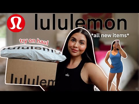 Tons of NEW LULULEMON items! 🖤 new colors & styles! *TRY ON HAUL* 2025!